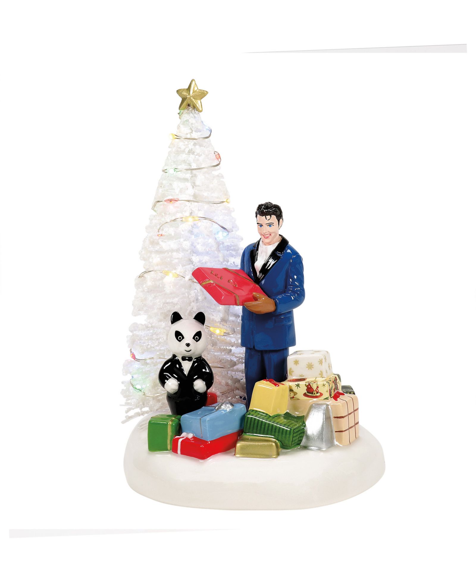 Department 56 аксессуар Elvis Passes Out The Gifts Village