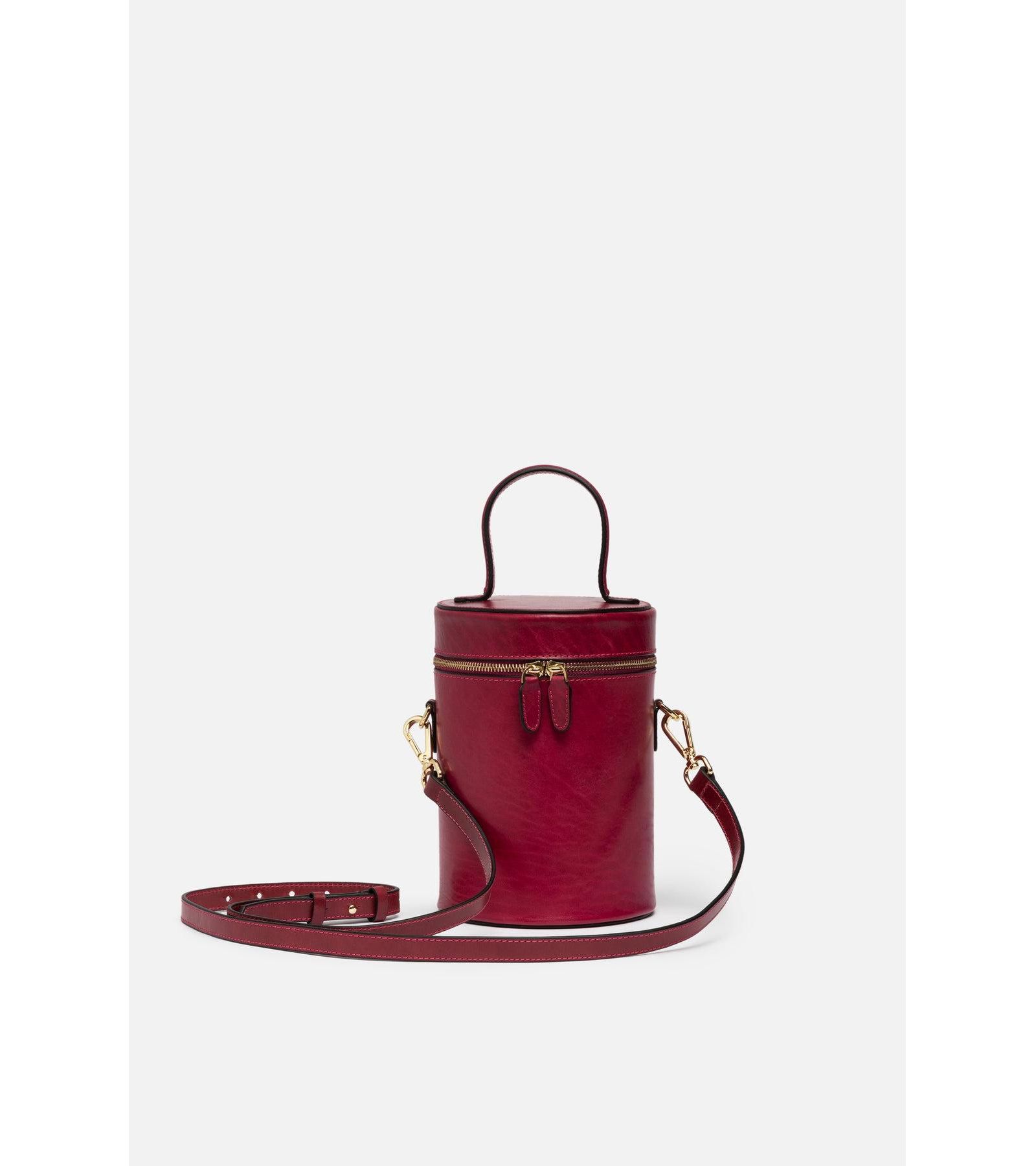 NOLA Bucket Leather Bag in Tan
