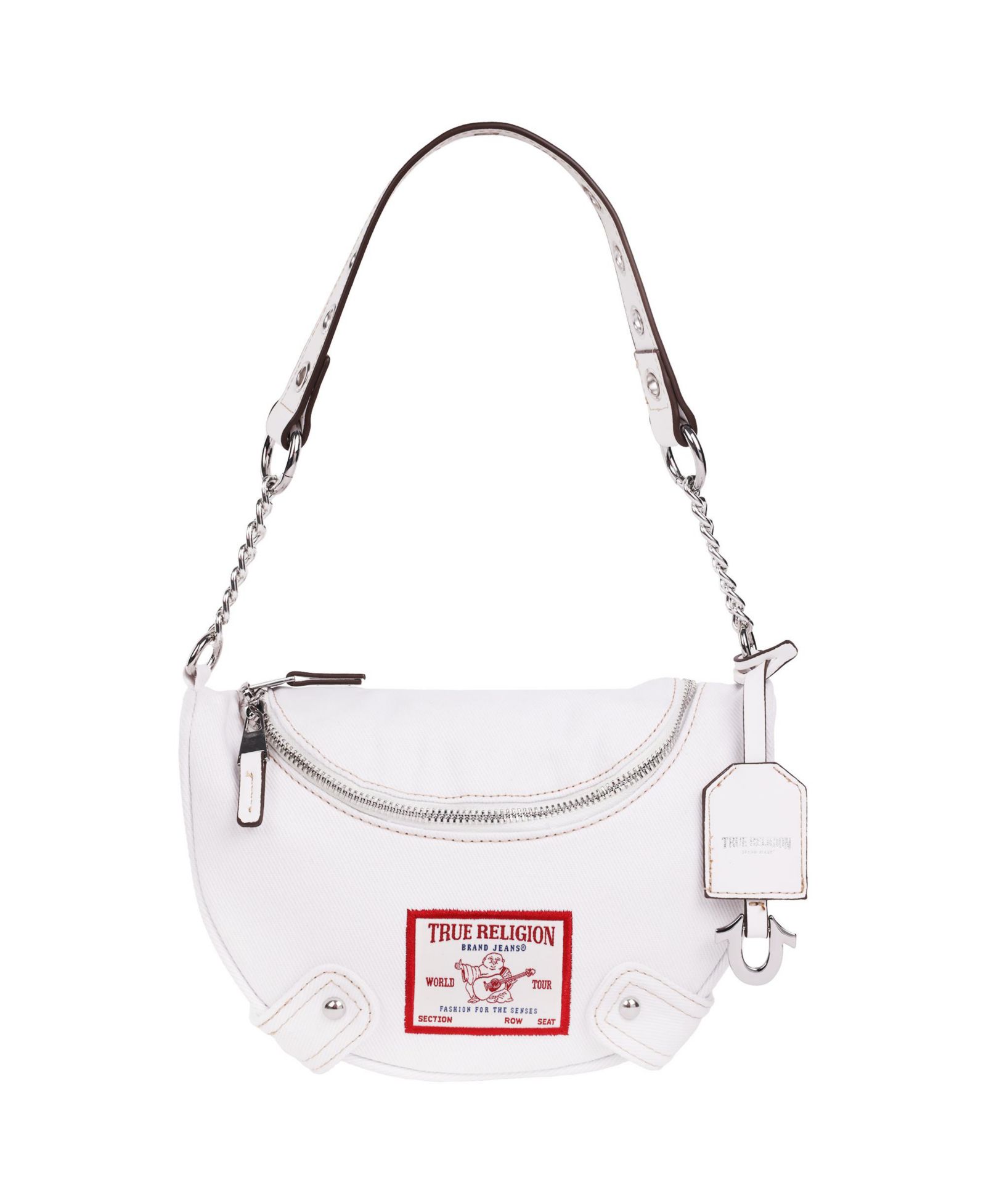 True Religion Chain Handle Denim Hobo