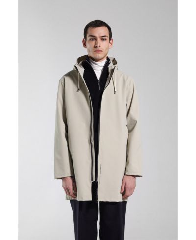 Мужской легкий непромокаемый плащ Stutterheim Stockholm Zip Matte