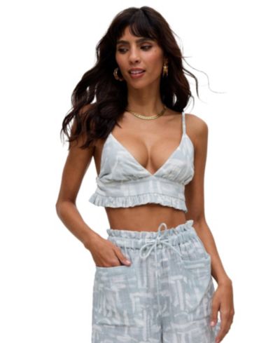 Женский топ-бралет Raffya Women's Bonnie A-Line Warhol Print