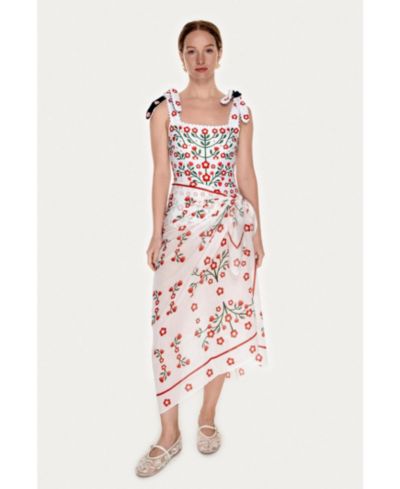 Jessie Zhao New York Women's Beach Sarong Wrap - Day Garden