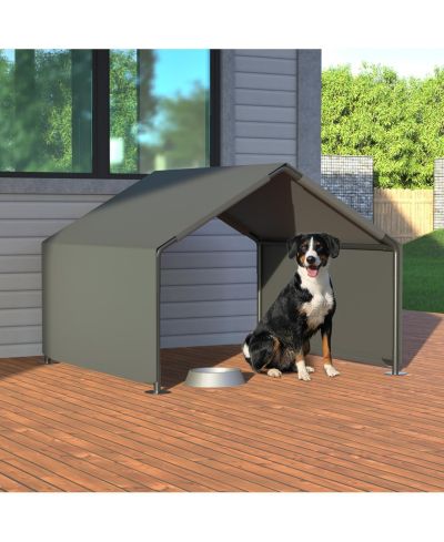 Streamdale Furniture Dog Shade Shelter Portable Pet Tent Gray