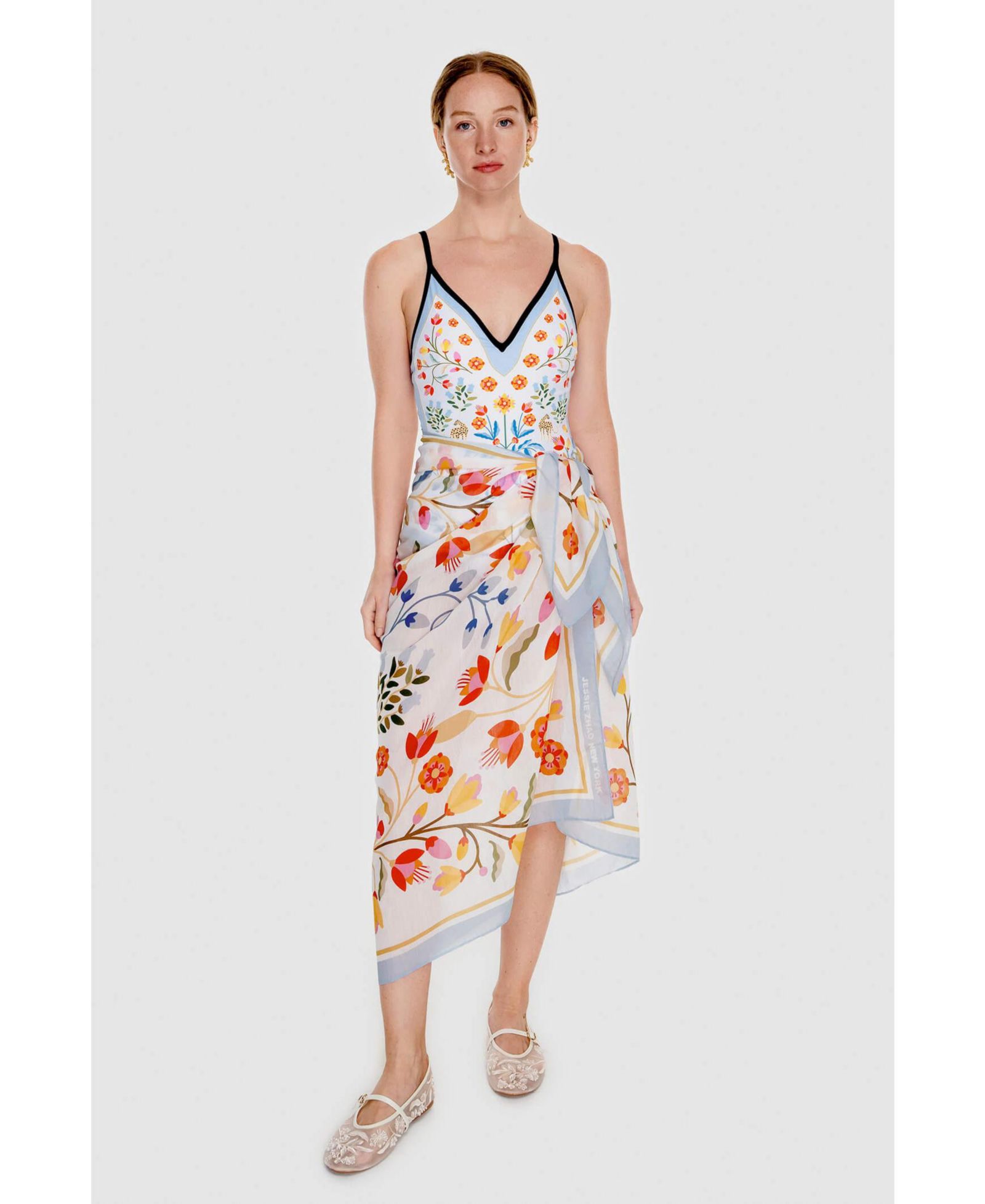 Jessie Zhao New York Женский саронг Beach Sarong Wrap Day Imagination