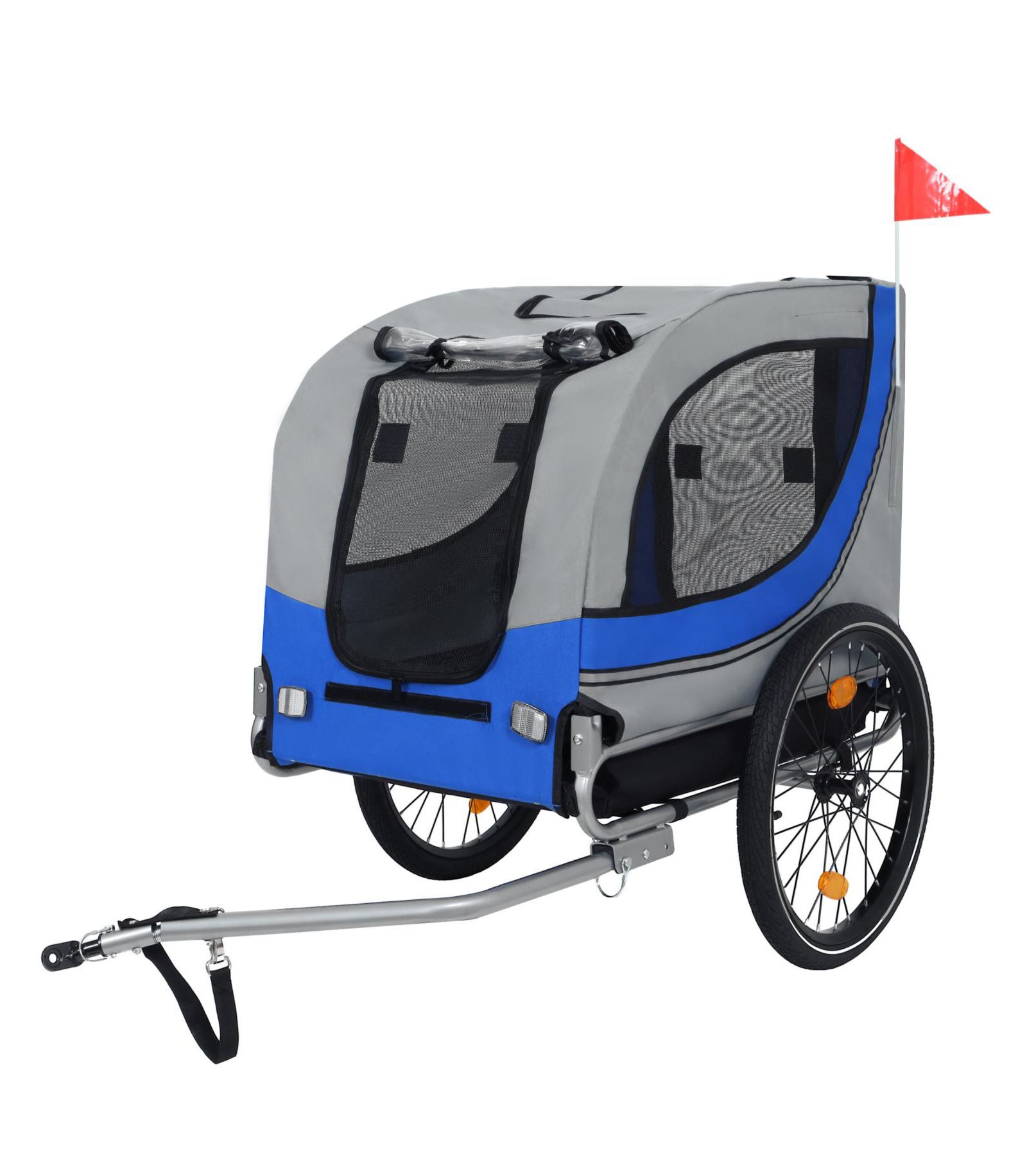 Streamdale Furniture Dog Bike Trailer - Large Folding Pet Carrier