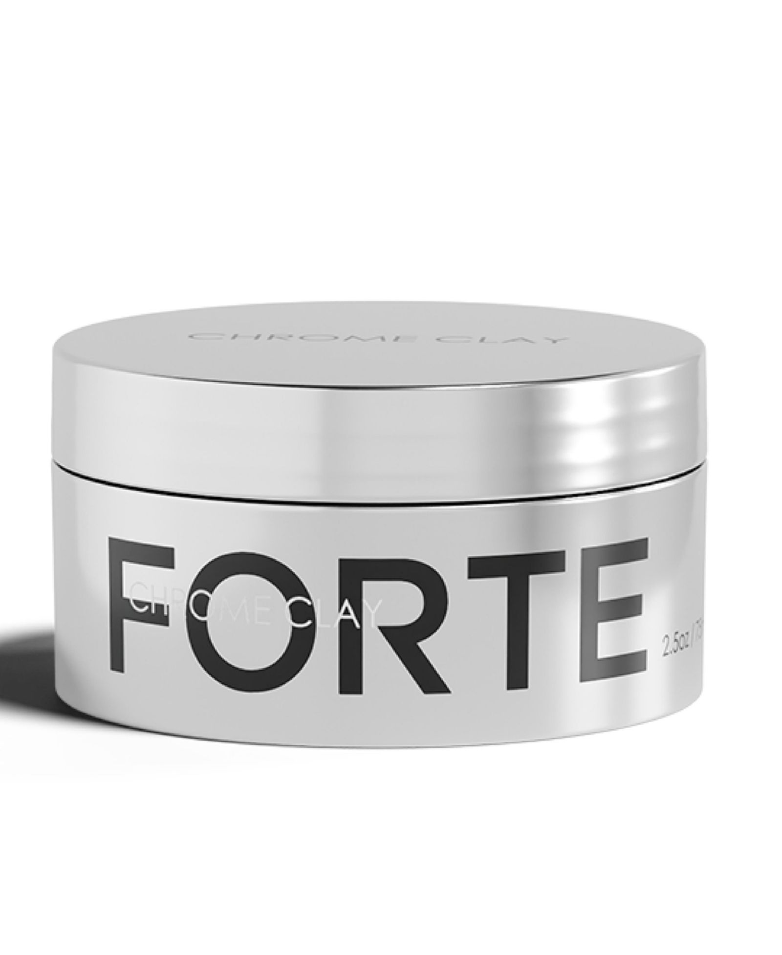 Forte Series Chrome Clay — Strong Hold, Matte Finish Hair Styling Clay, 2.5 oz.