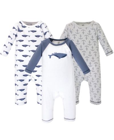 Touched by Nature Baby Boys Unisex Natural Cotton Jumpsuit