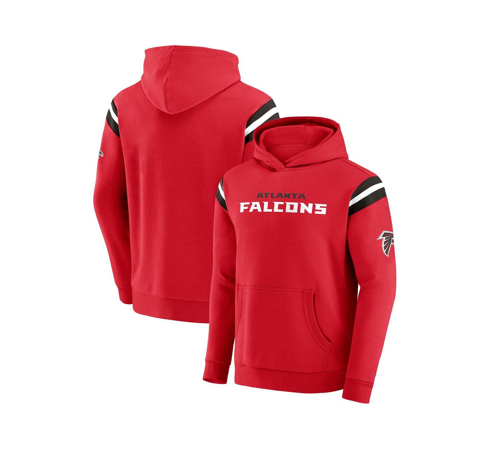 Мужское худи Darius Rucker Collection by Fanatics Atlanta Falcons, красное, с эффектом стирки