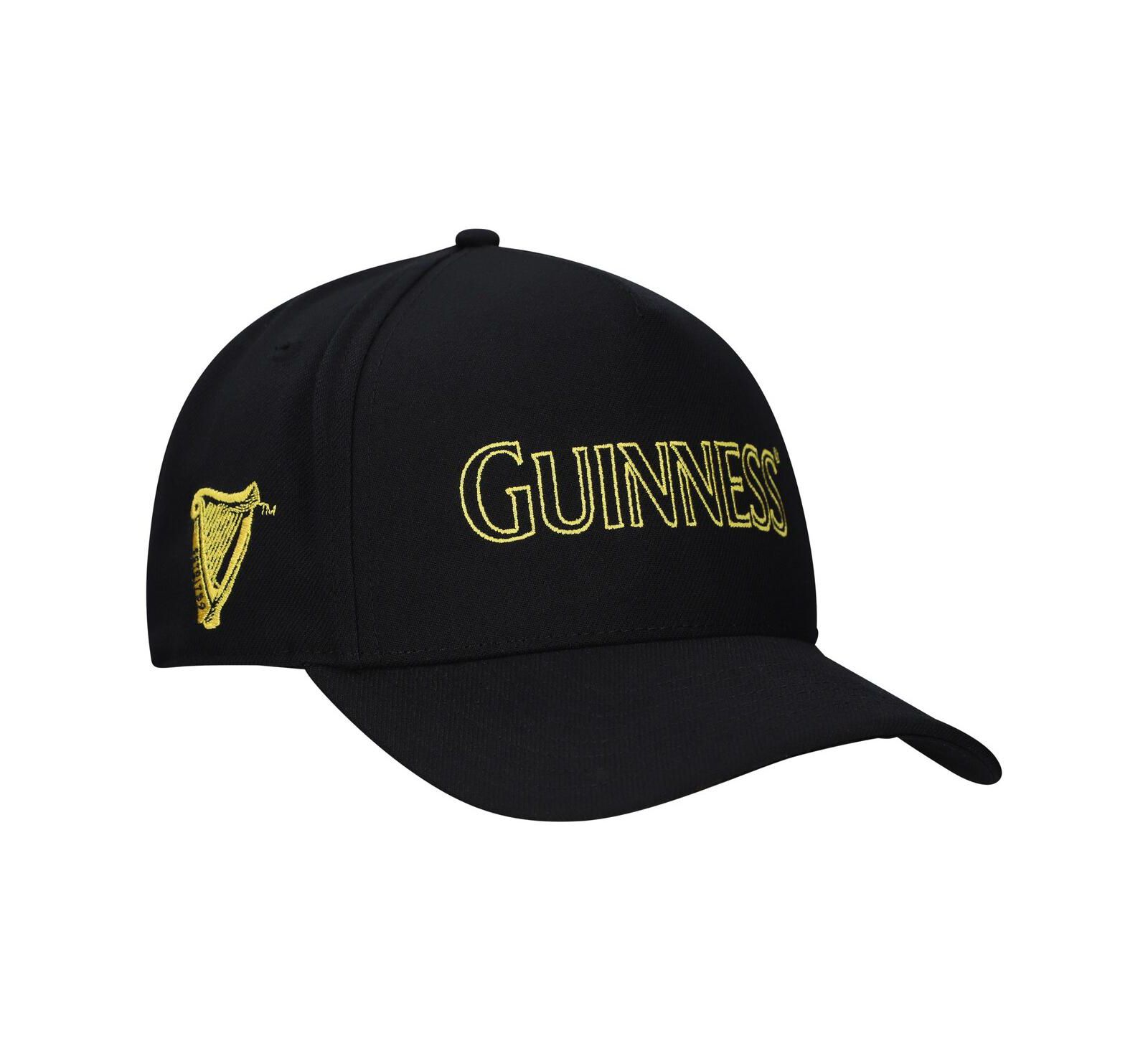 Lids Мужская черная кепка Guinness A-Frame Snapback