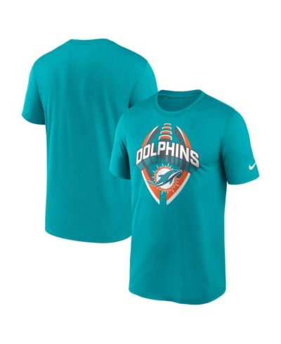 Nike Мужская футболка Miami Dolphins Big & Tall Primetime Legend Icon Performance цвета Aqua