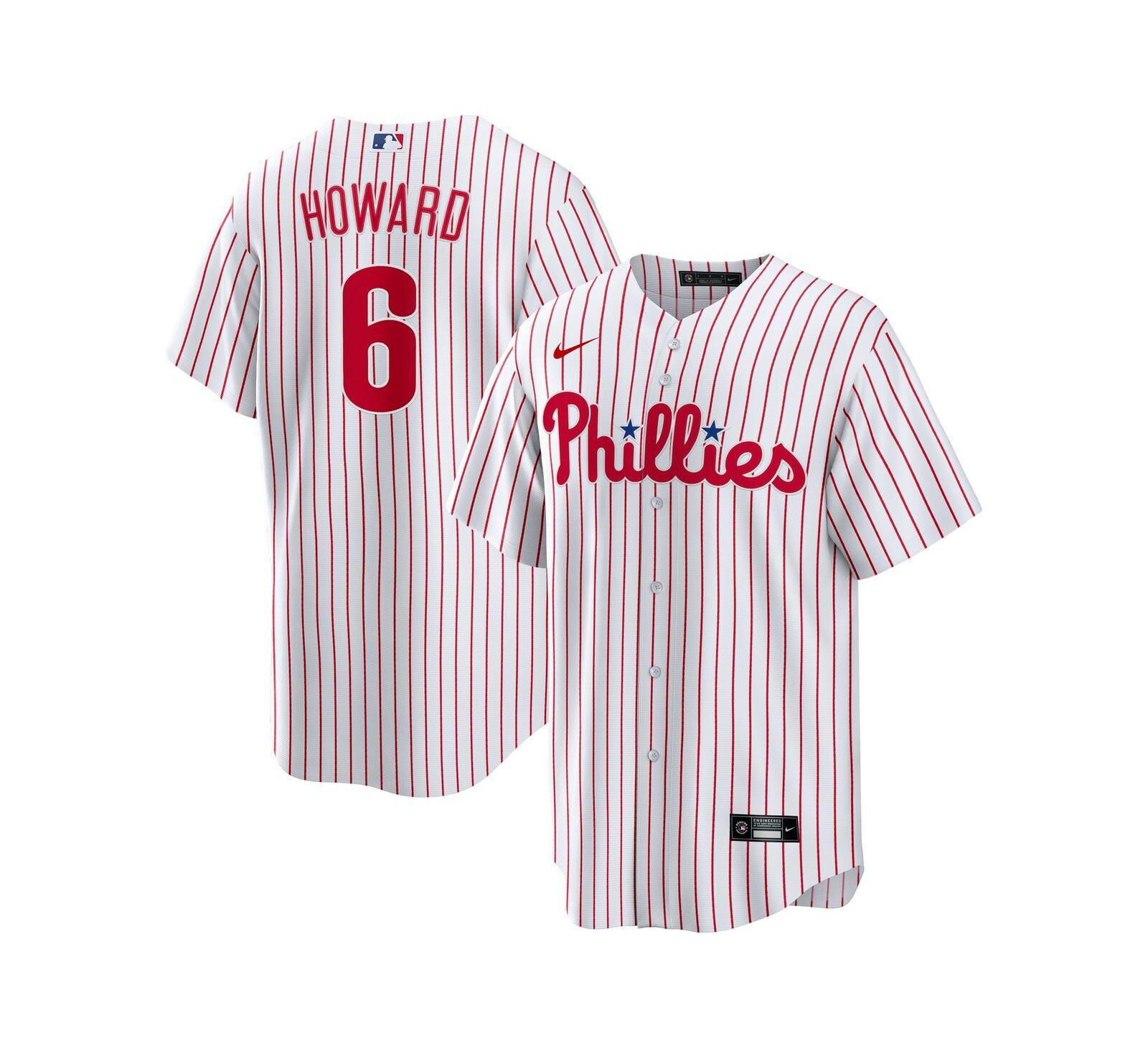 Мужская джерси Nike Ryan Howard White Philadelphia Phillies Replica