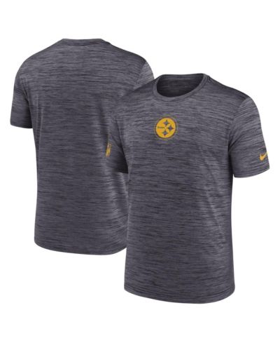 Nike Мужская футболка Pittsburgh Steelers Big & Tall Sideline Velocity Performance, черная