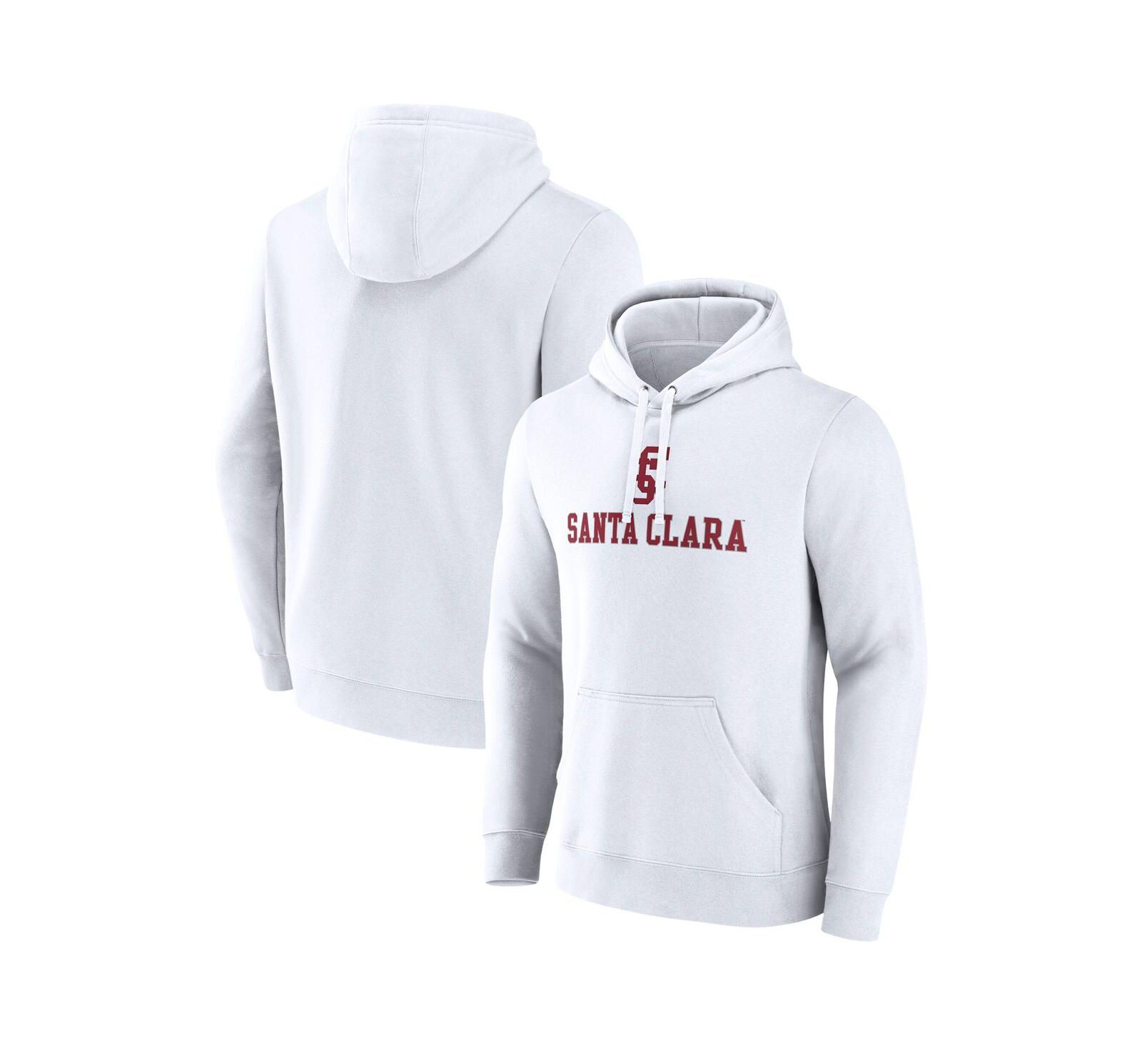 Fanatics Мужское худи с логотипом Santa Clara Broncos, белое