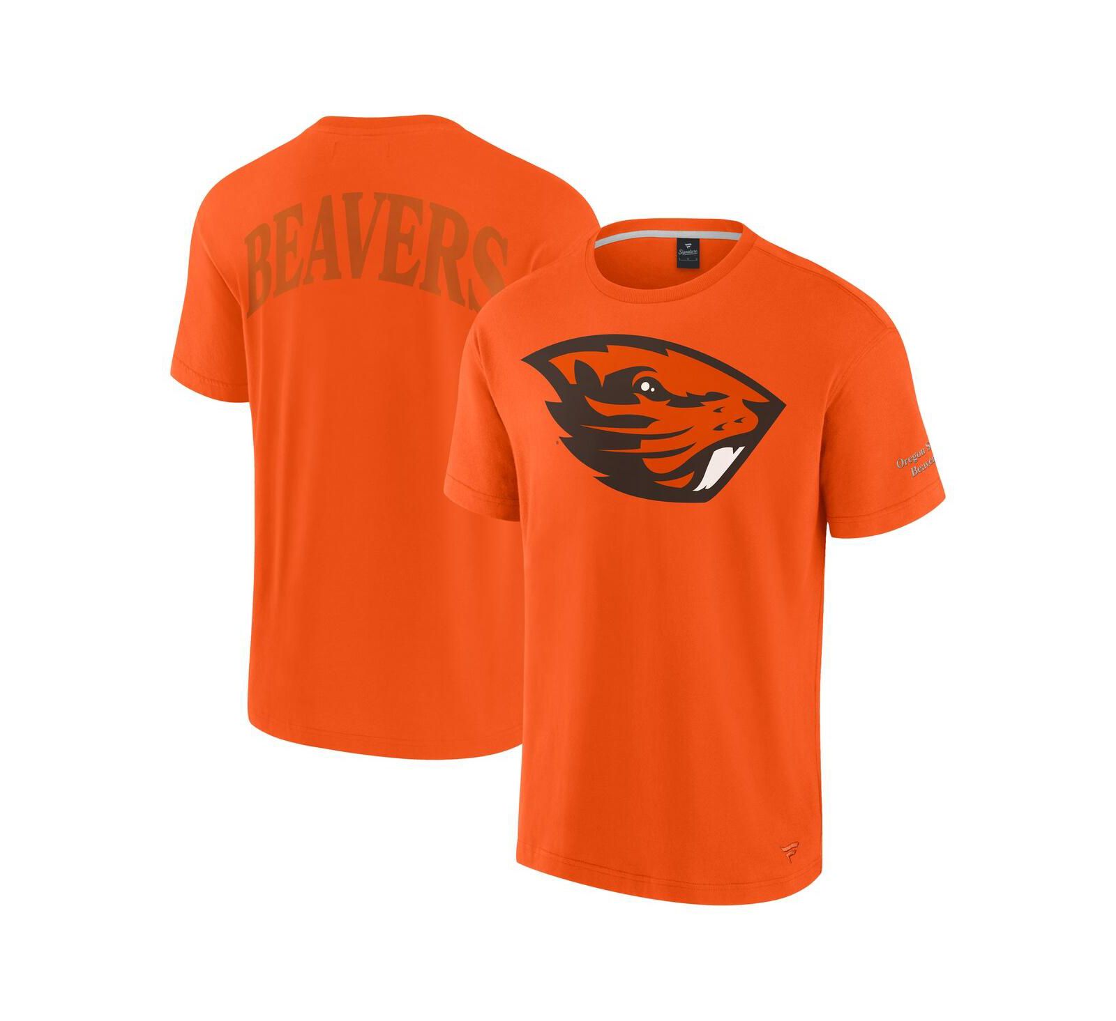 Мужская футболка Fanatics Orange Oregon State Beavers Iconic