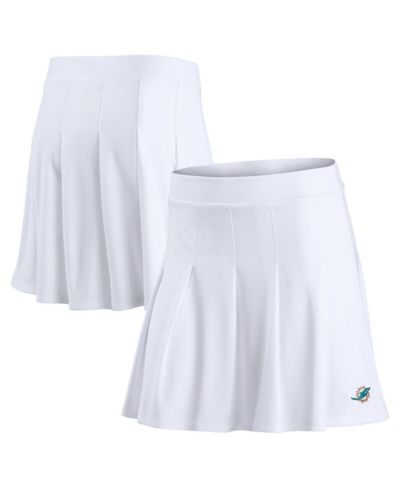 Fanatics Women's White Miami Dolphins Primary Logo Tennis Skort