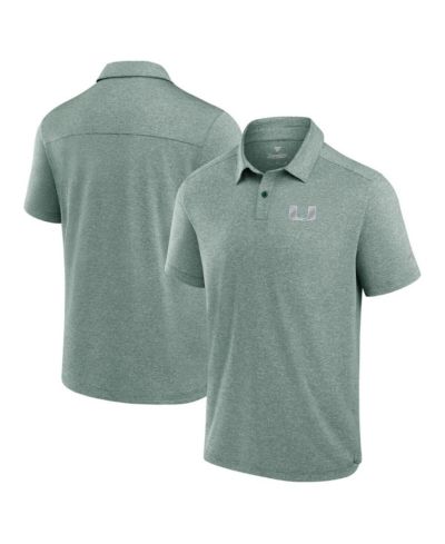 Fanatics Men's Green Miami Hurricanes Performance Polo Shirt