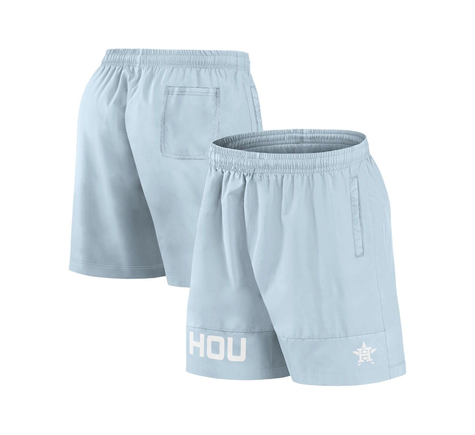 Fanatics Men's Light Blue Houston Astros Elements Swim Shorts
