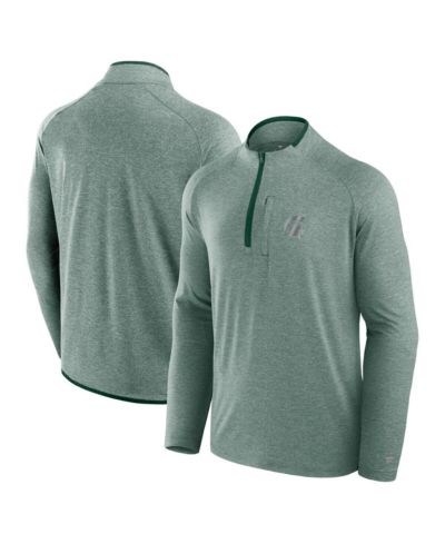 Fanatics Мужская ветровка-пуловер Michigan State Spartans Mock Neck Half-Zip