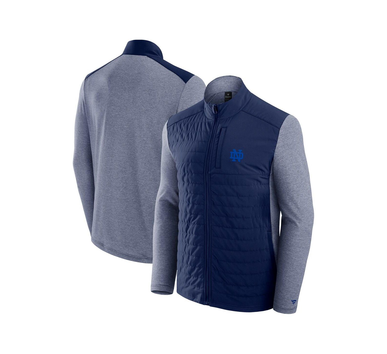 Мужская куртка Fanatics с логотипом Notre Dame Fighting Irish Full-Zip