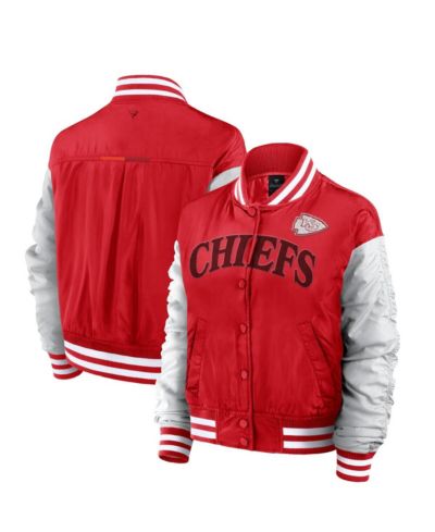 Fanatics Женская куртка Kansas City Chiefs Elements Wave на кнопках, красная