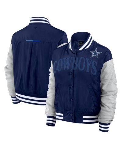 Fanatics Женская куртка Dallas Cowboys Elements Wave Full-Snap, темно-синяя