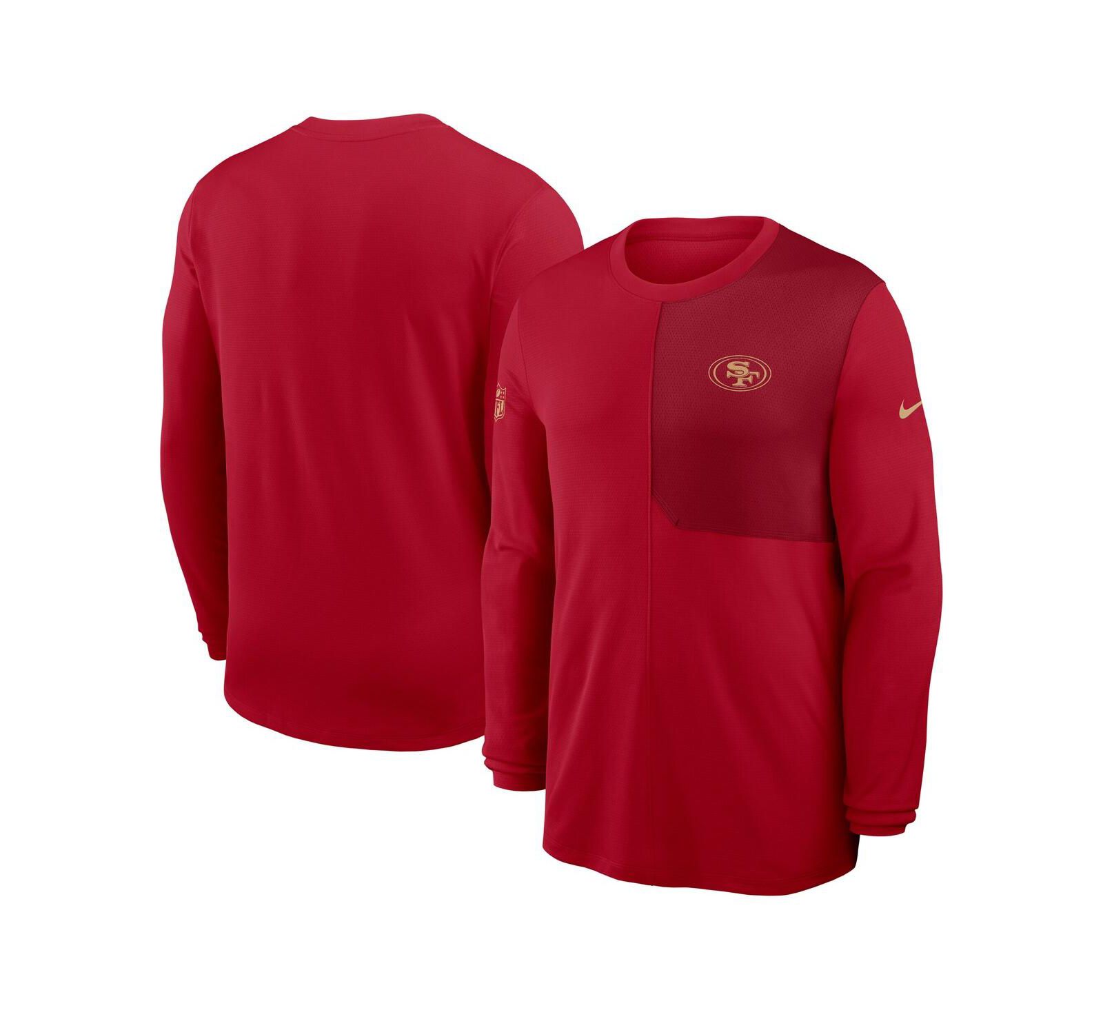 Nike Мужской Scarlet San Francisco 49ers Long Sleeve T-Shirt
