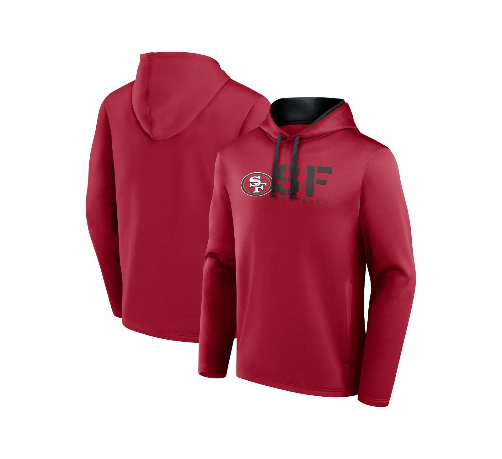 Logo Athletic Мужское худи San Francisco 49ers Scarlet