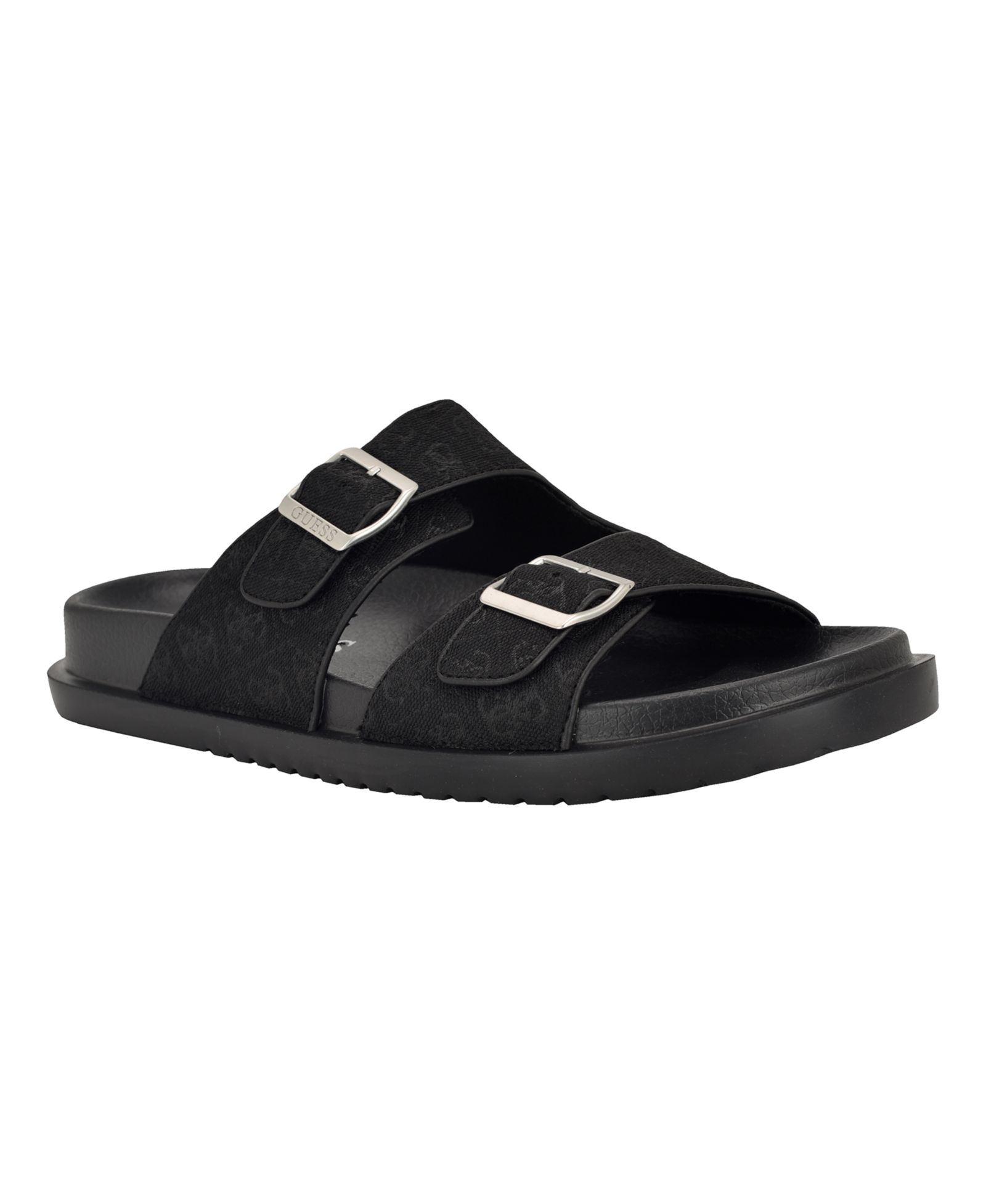 GUESS Men's Verone Double Strap Fashion Slides