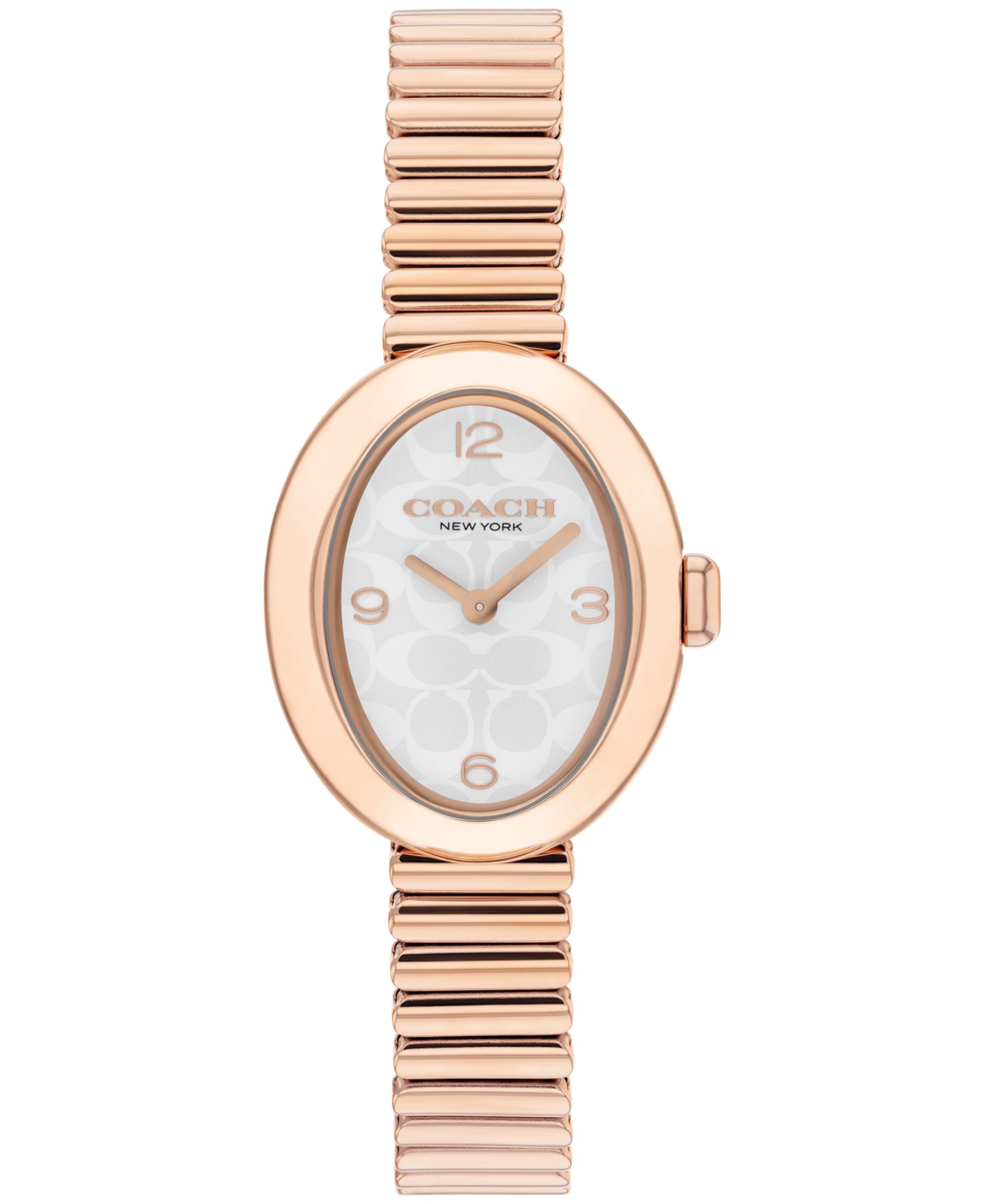 COACH Женские наручные часы Sammy Rose Gold Tone Stainless Steel Stretch 22.5mm