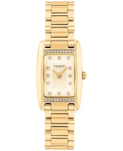 Женские наручные часы COACH Reese Gold Tone Stainless Steel, 20mm