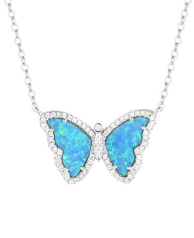 Blue green opal
