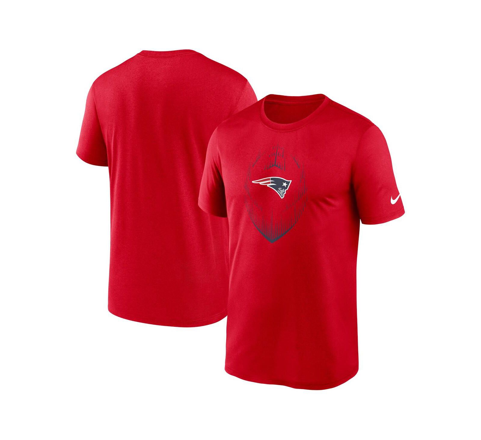 Nike Men's Red New England Patriots Primetime Legend Icon Performance T-Shirt
