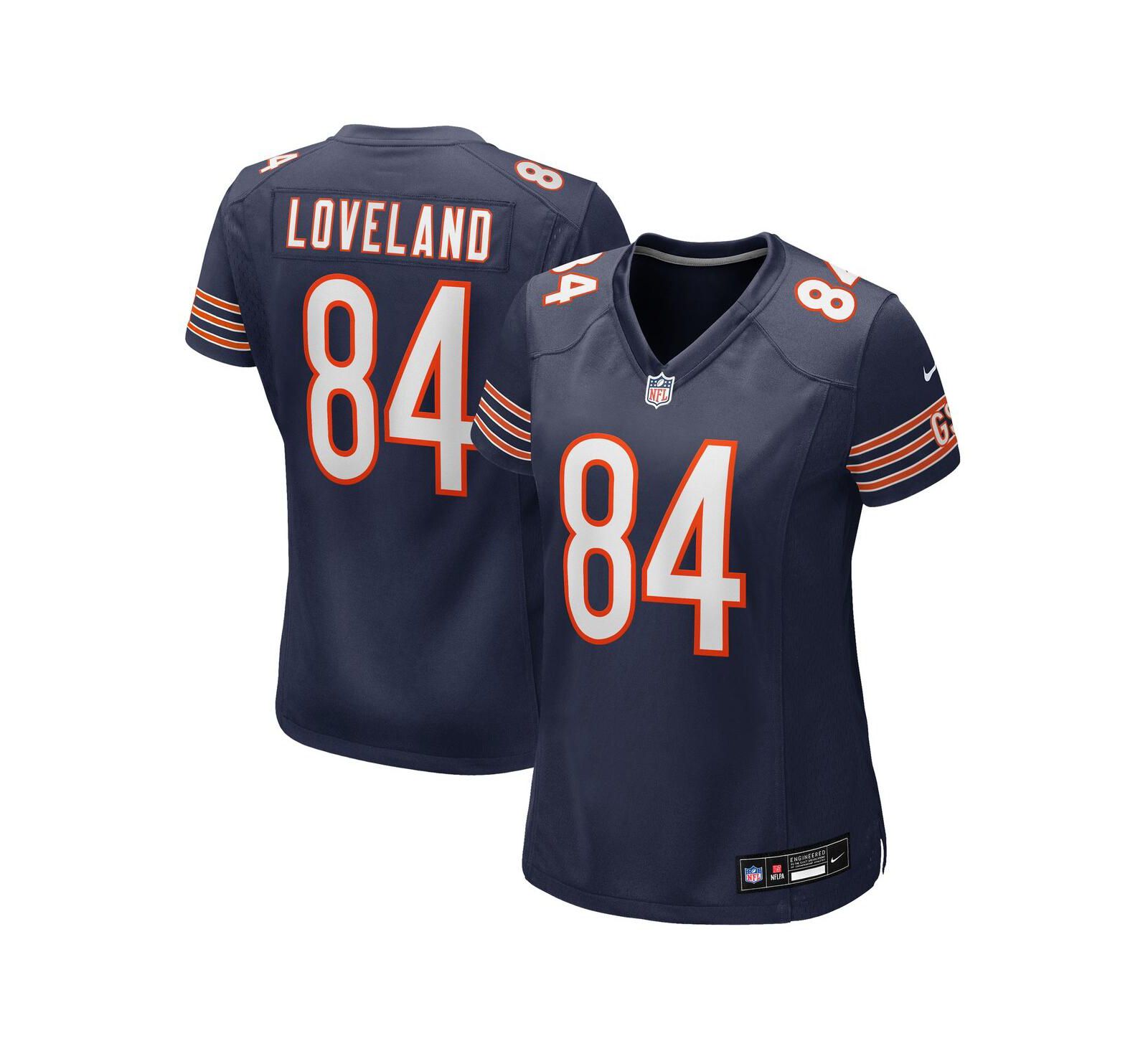 Nike Женская джерси Chicago Bears Team Game Colston Loveland Navy