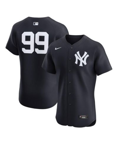 Мужская Nike Aaron Judge темно-синяя реплика джерси New York Yankees Alternate 2 Elite