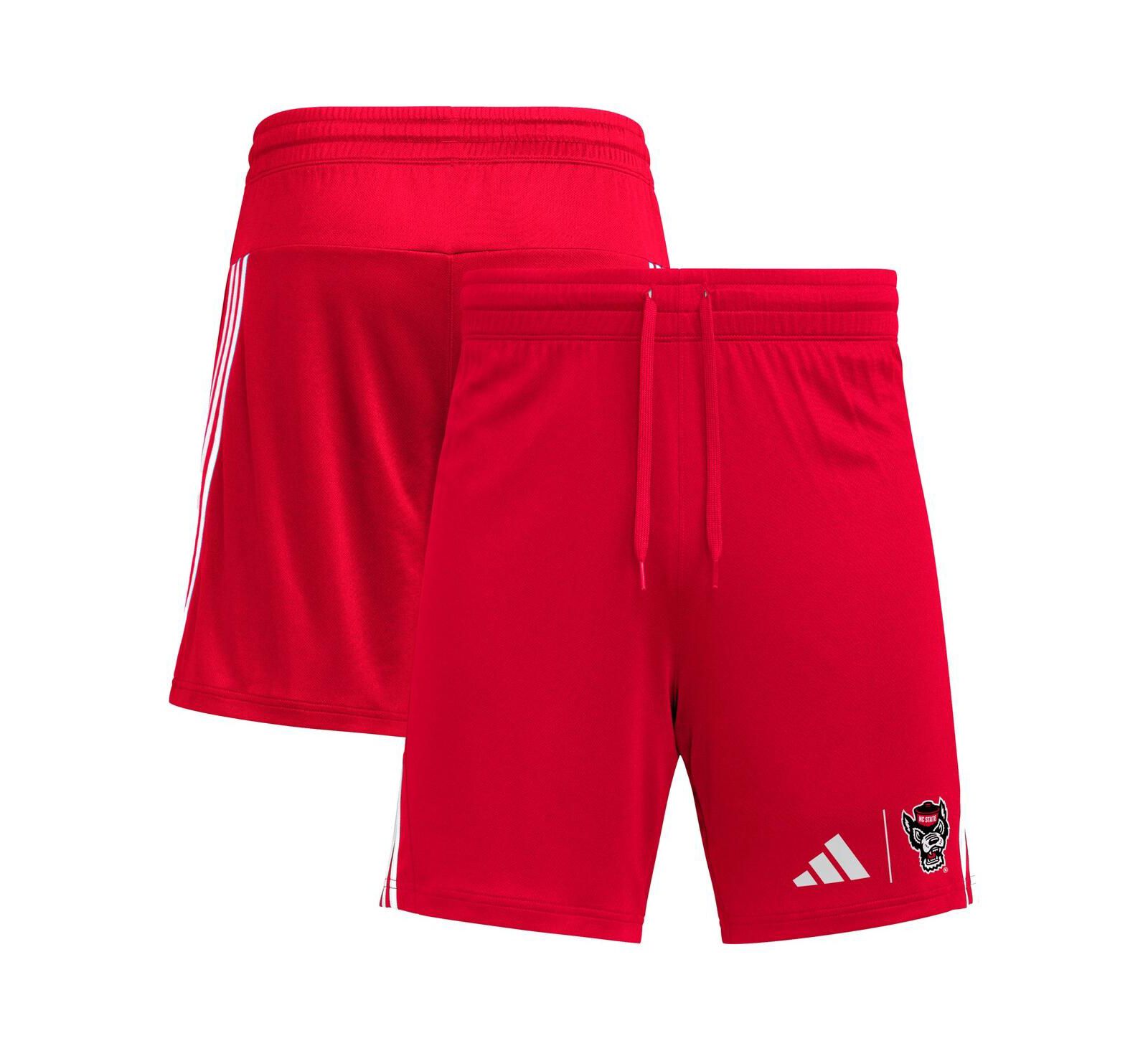 Adidas Men's Red NC State Wolfpack AEROREADY 7" Shorts