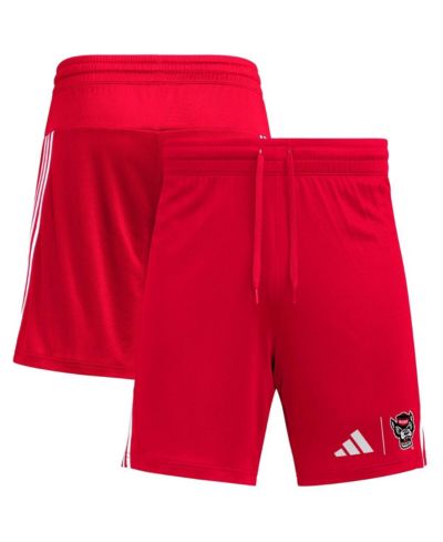 Мужские шорты Adidas Red NC State Wolfpack AEROREADY 7"