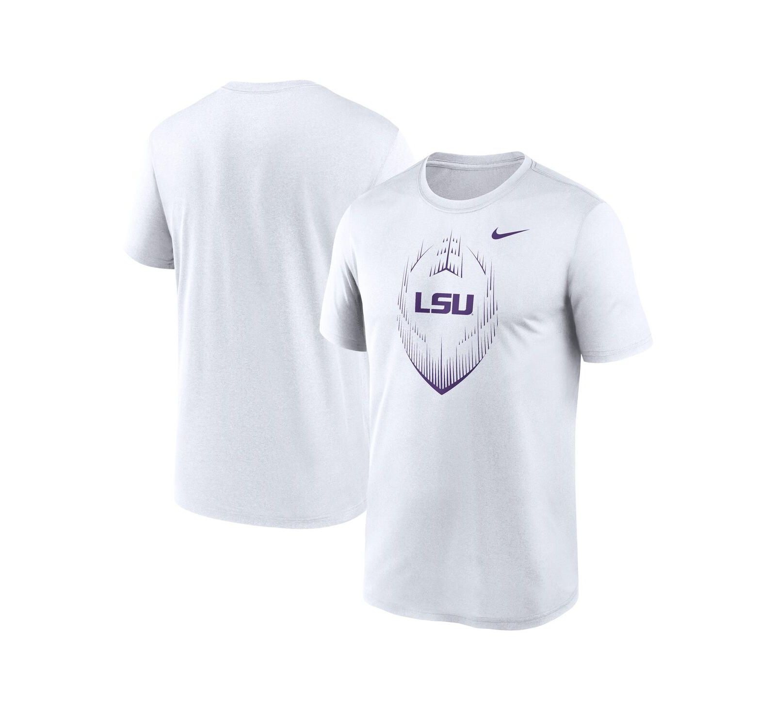 Nike Men's White LSU Tigers Primetime Legend Icon Performance T-Shirt
