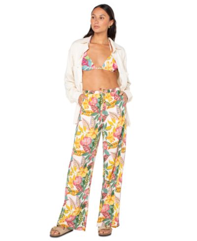 Roxy Женские брюки So Precious Floral Drawstring-Waist Pants