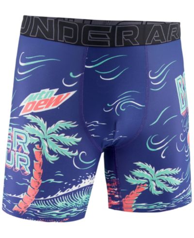 Мужские боксеры Under Armour Mountain Dew Printed Performance Tech Mesh 6"