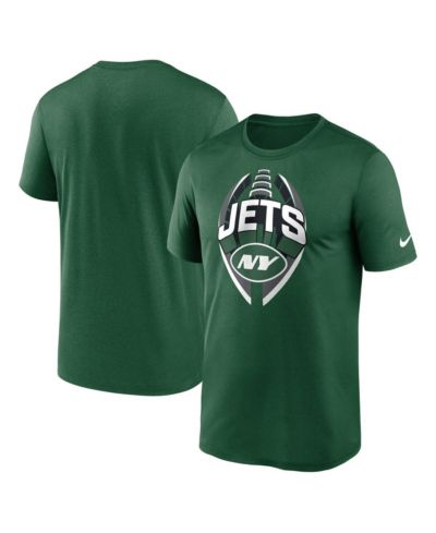 Мужская футболка Nike Green New York Jets Legend Icon Performance