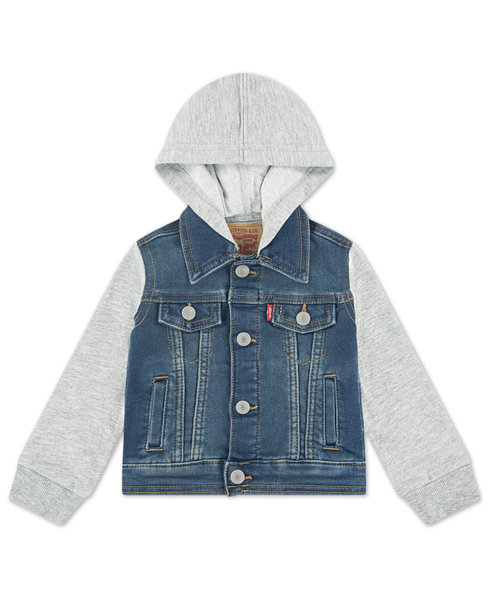 Levi's детская куртка Trucker с капюшоном