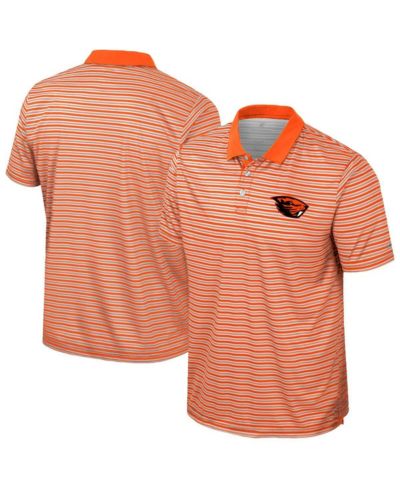 Поло рубашка Colosseum Men's Orange Oregon State Beavers Striped