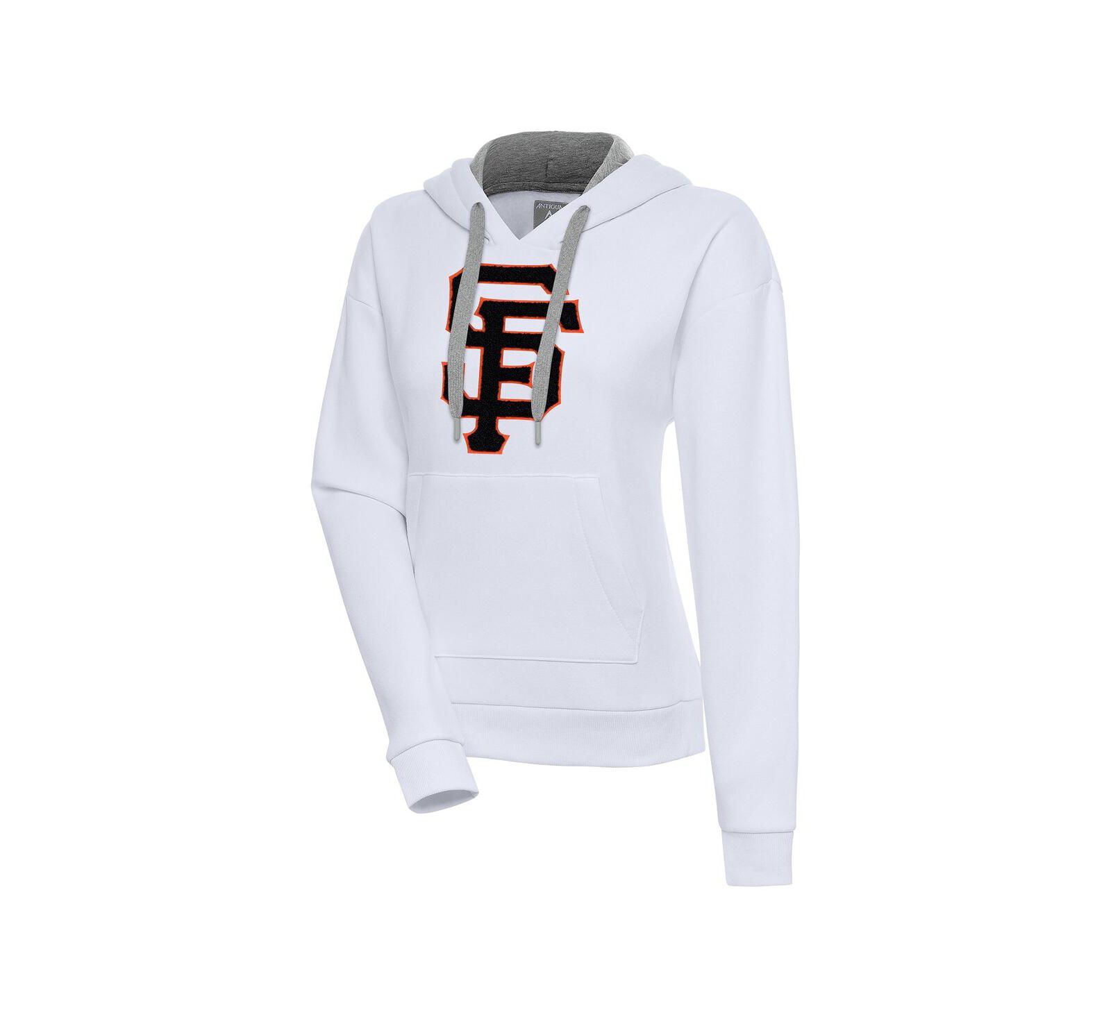 Antigua Женский White San Francisco Giants Victory Pullover Hoodie