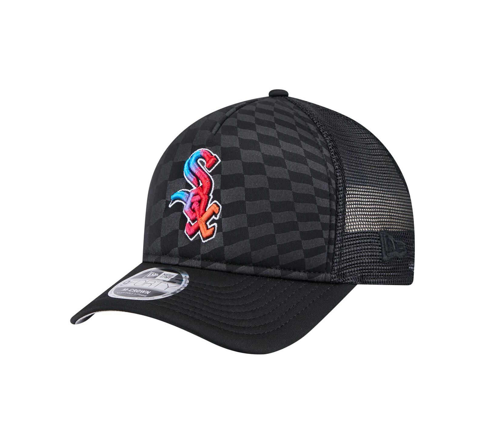 New Era Мужская кепка-тракер Chicago White Sox Gradient 9FORTY A-Frame M-Crown, черная