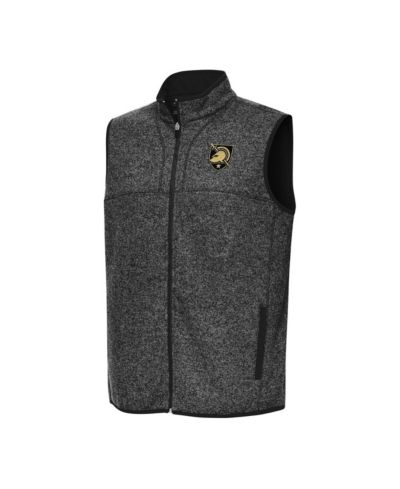 Мужской жилет Antigua Army Black Knights Fortune Full-Zip, цвет Heather Black