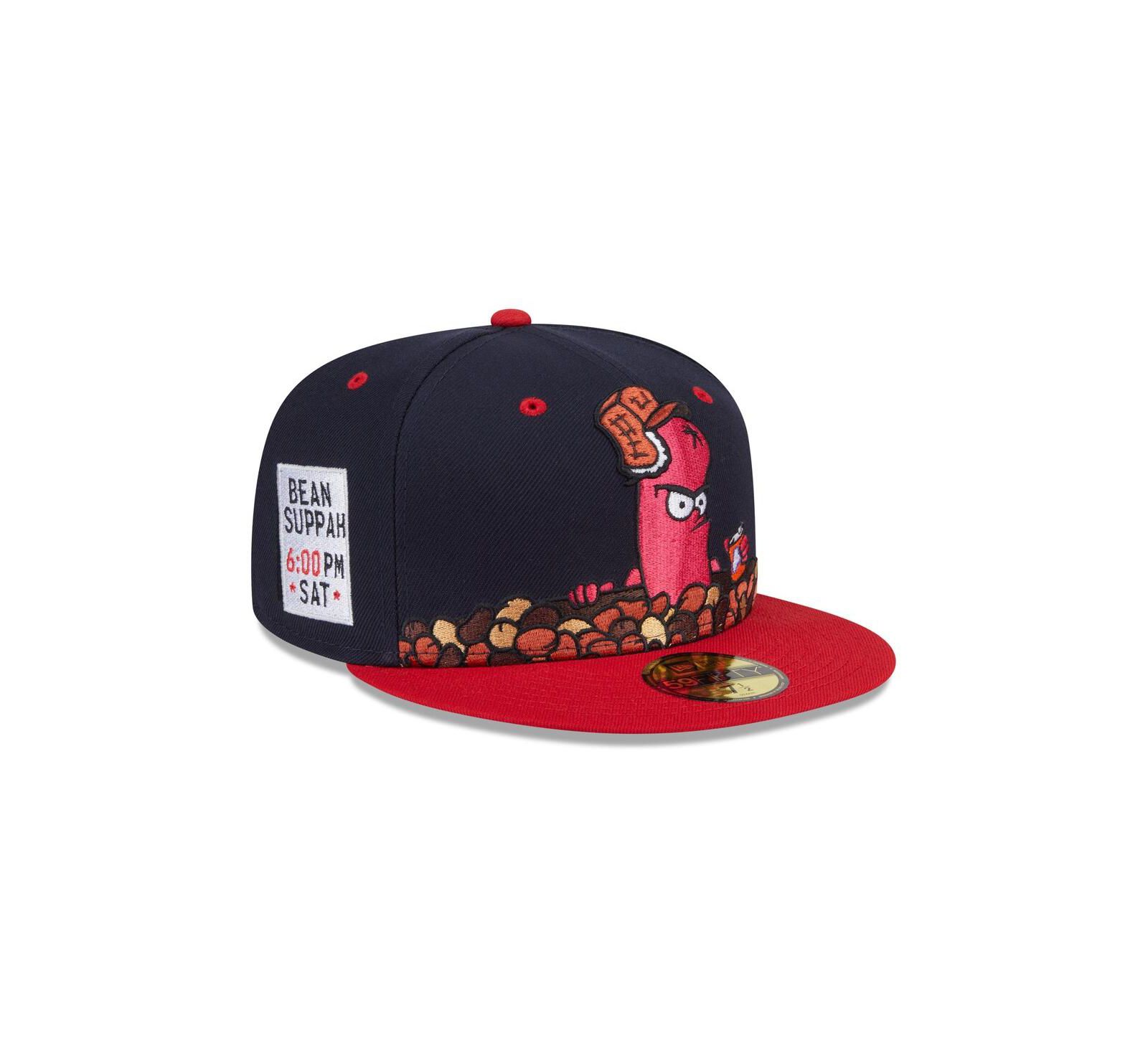 Мужская кепка New Era Navy Portland Sea Dogs Theme Nights 59FIFTY Fitted Hat
