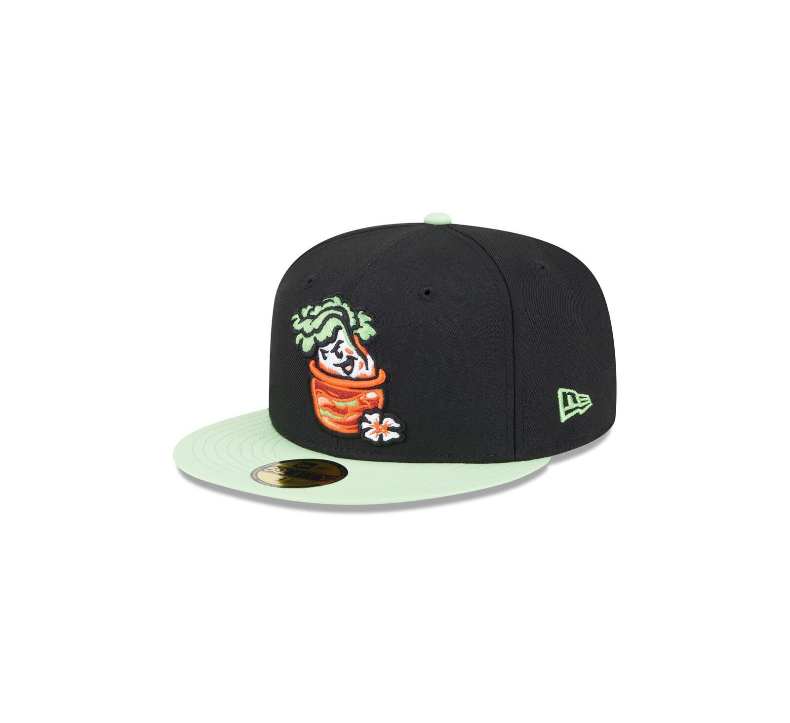 Мужская бейсболка New Era 59FIFTY Montgomery Biscuits Theme Nights, черная