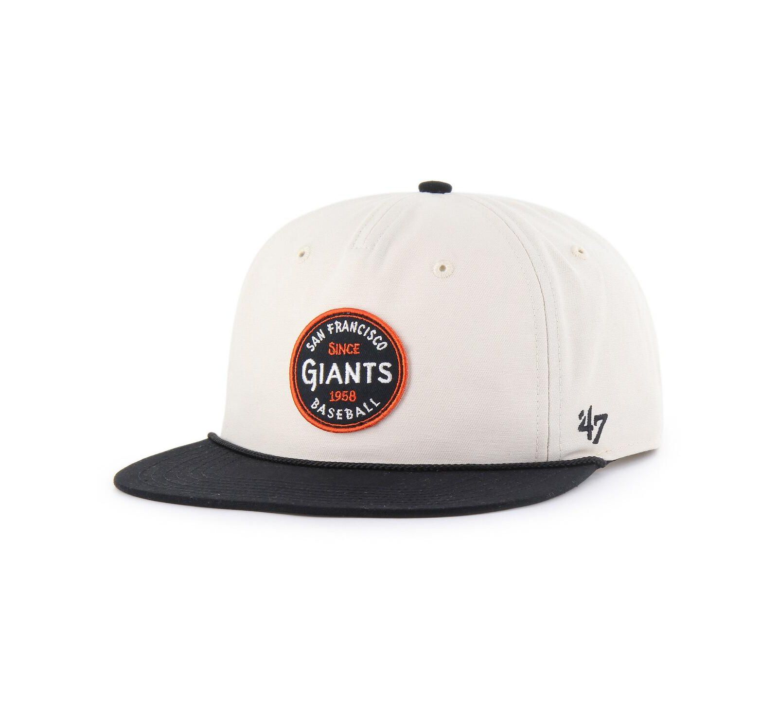 Мужская регулируемая кепка '47 Brand San Francisco Giants Payson Captain кремового цвета