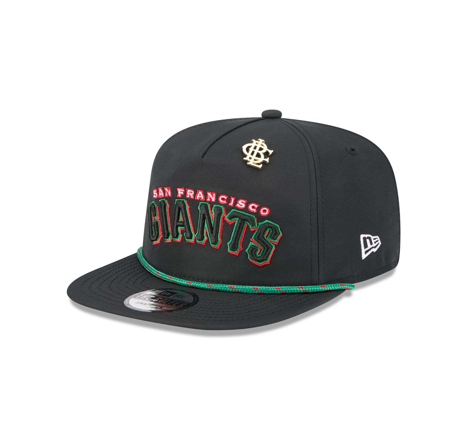 Мужская кепка New Era San Francisco Giants 2025 Big League Chew Golfer Snapback, Black