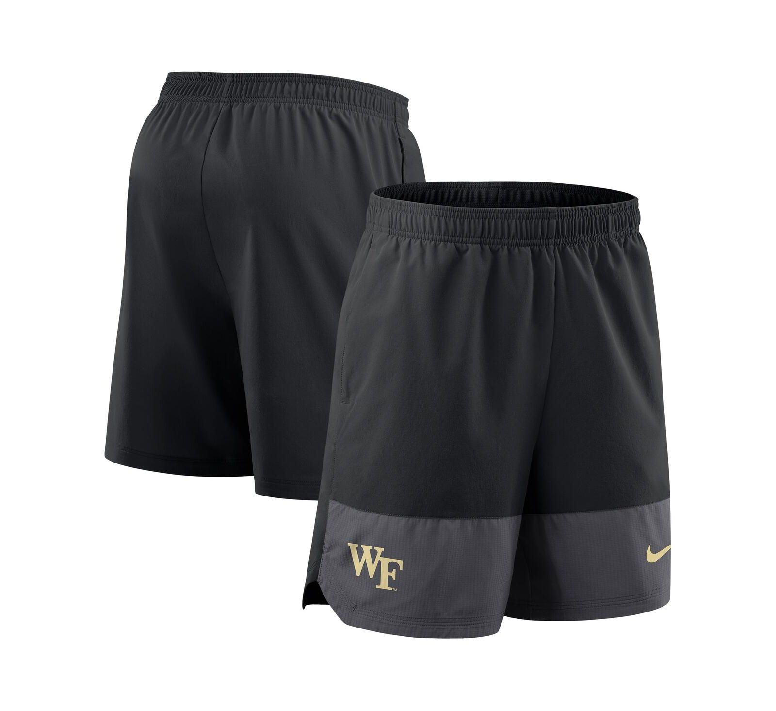 Nike Men's Black Wake Forest Demon Deacons 2025 Sideline Performance Shorts